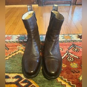 Franco Cuadra Brown Leather Dress Boots